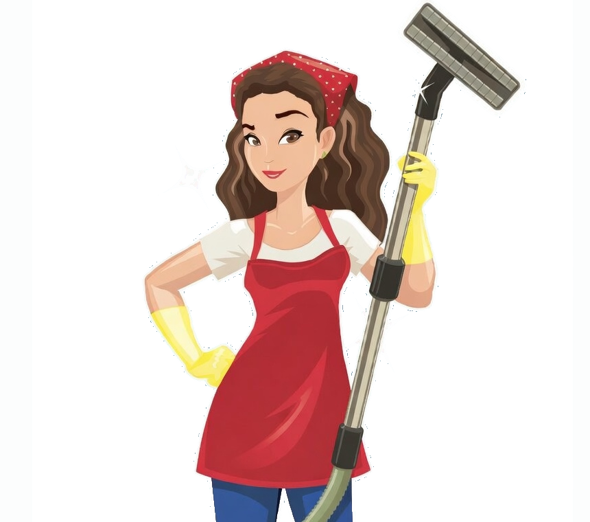Call Judy Cleaning — Judy with mop